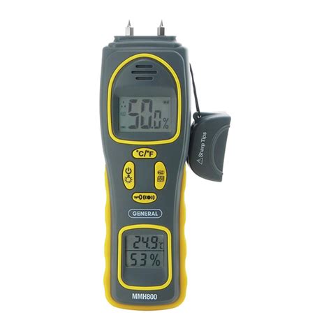 custom general moisture meter mmh800|general mmh800 manual.